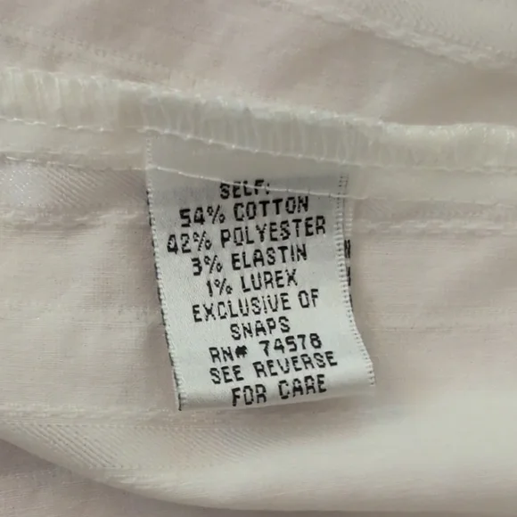 Cache White Button-Down Women's Shirt - Picture 10 of 10